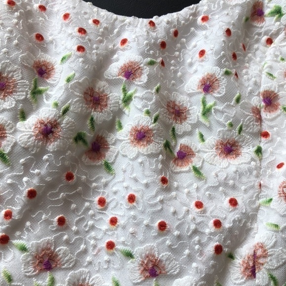 Dress The Population Wren Tie Shoulder Floral High Low Hem - Picture 11 of 13